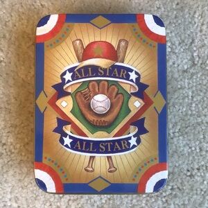 All Star Baseball Motif Tin, Giftco Inc.